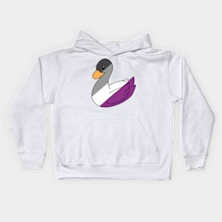 Light Asexual Duck Kids Hoodie